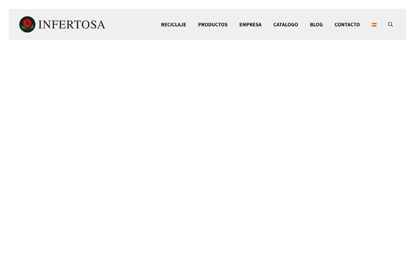 Captura de pantalla de la home de Infertosa