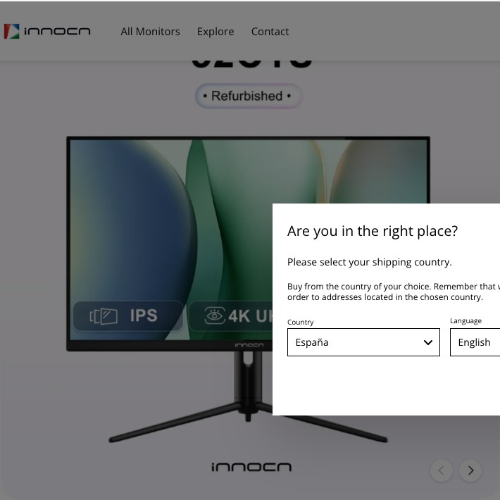 Refurbished 32C1U | 32" 4K UHD IPS USB-C HDR400 Professional Monitor