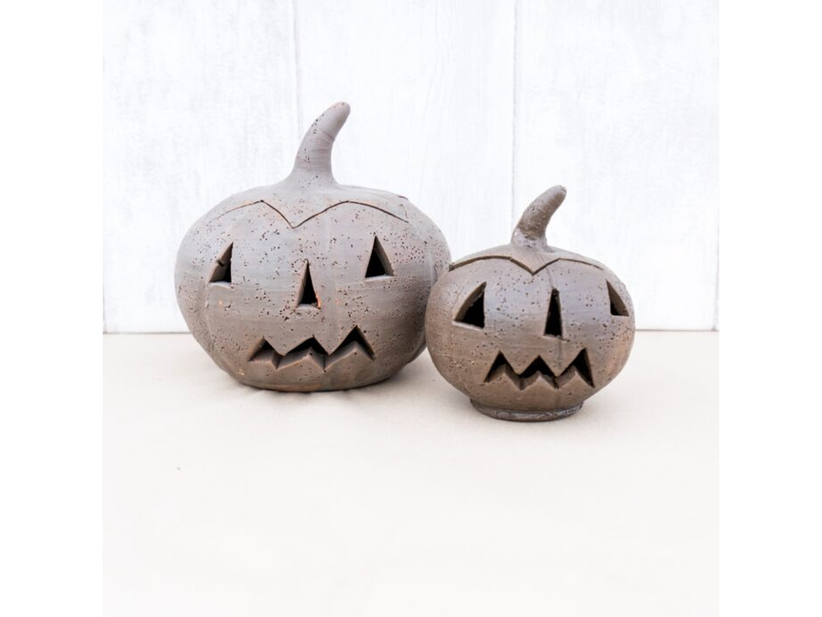 Maceta Calabaza Marrón