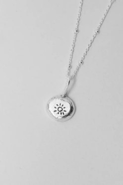 Collar de plata Mini Sol