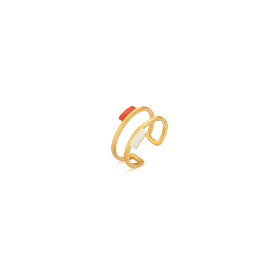 Anillo dorado Tremelia