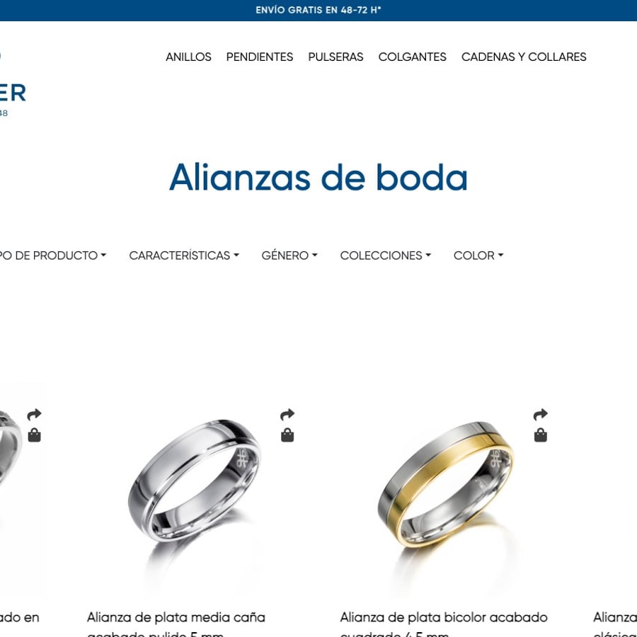 Alianzas de boda