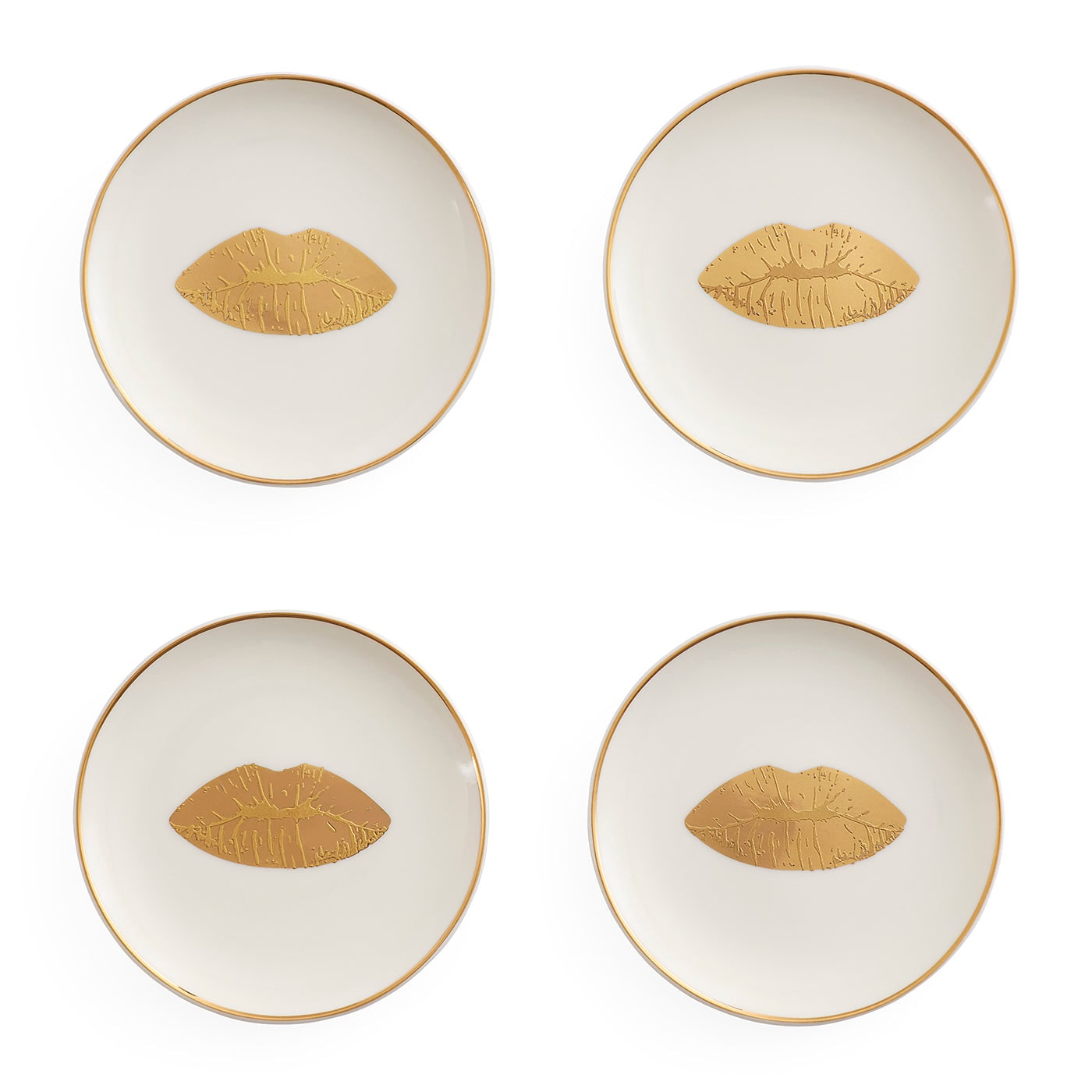 Lips Coasters, set of 4