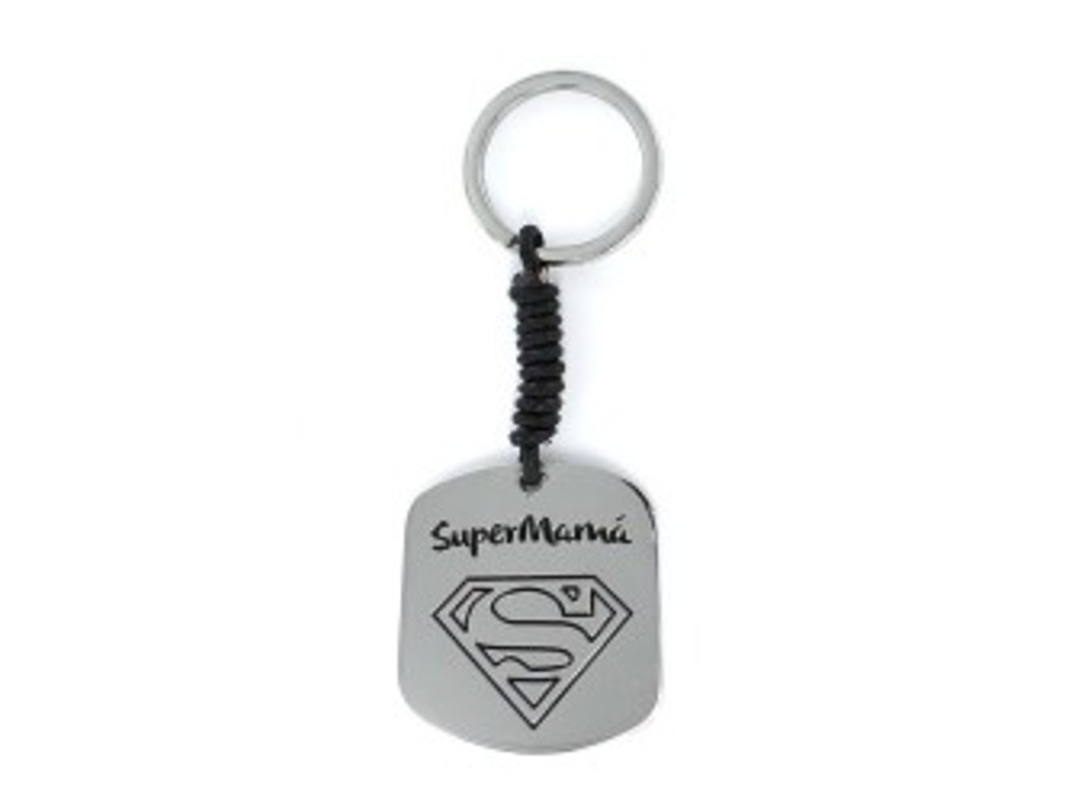 Llavero acero Supermamá