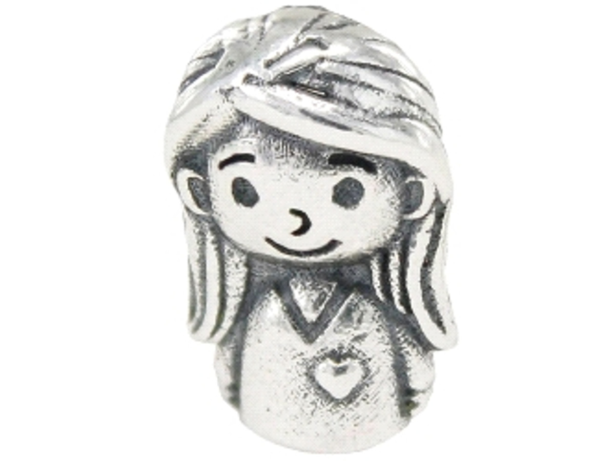 Abalorio de plata Mamá