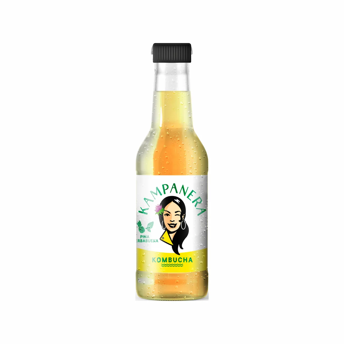 Kombucha Piña y Hierbabuena