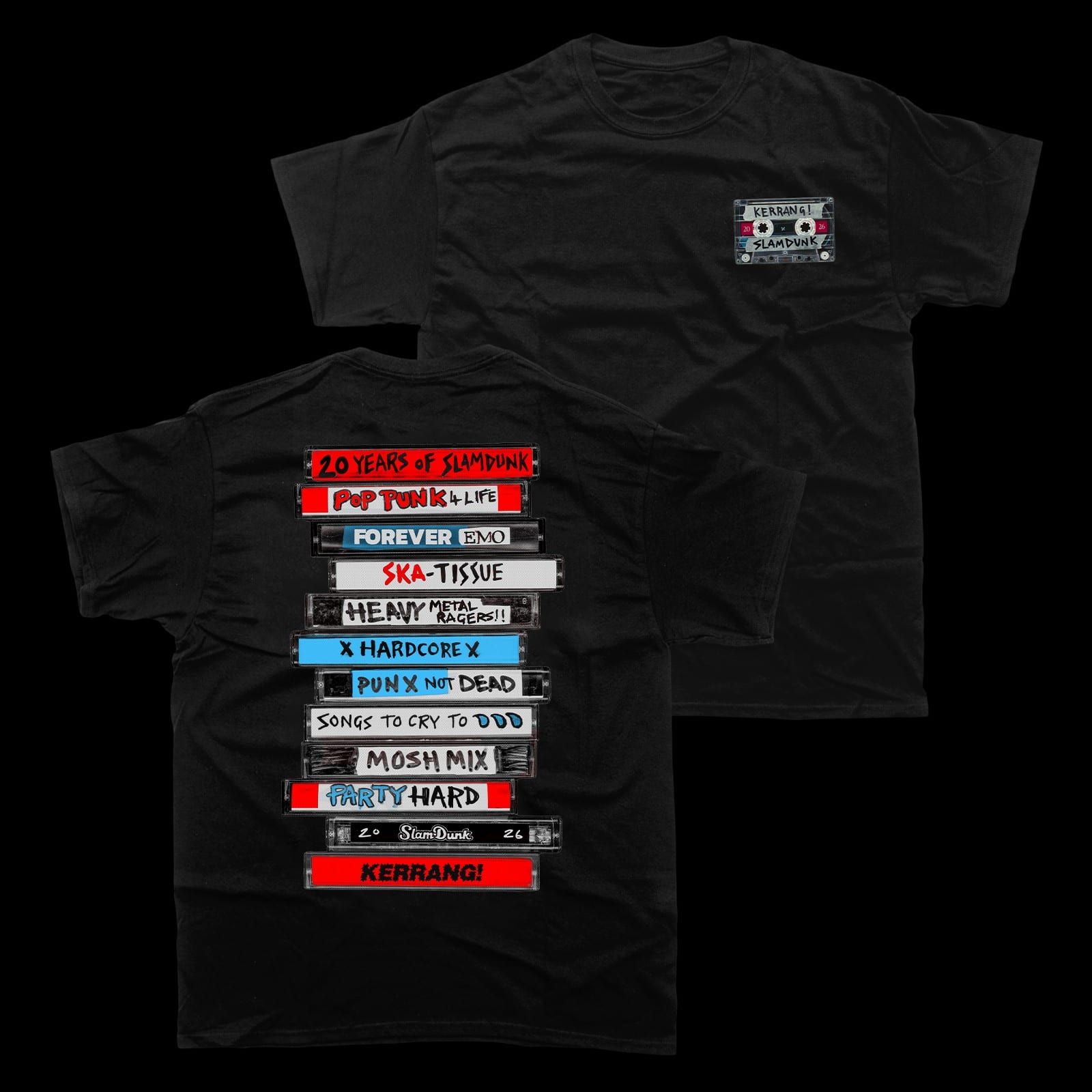 KERRANG x SDF26 T-SHIRT (BLACK)