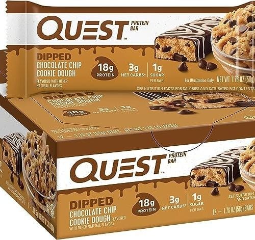 Barritas Sabor Galleta con Chips de Chocolate, Quest Nutrition