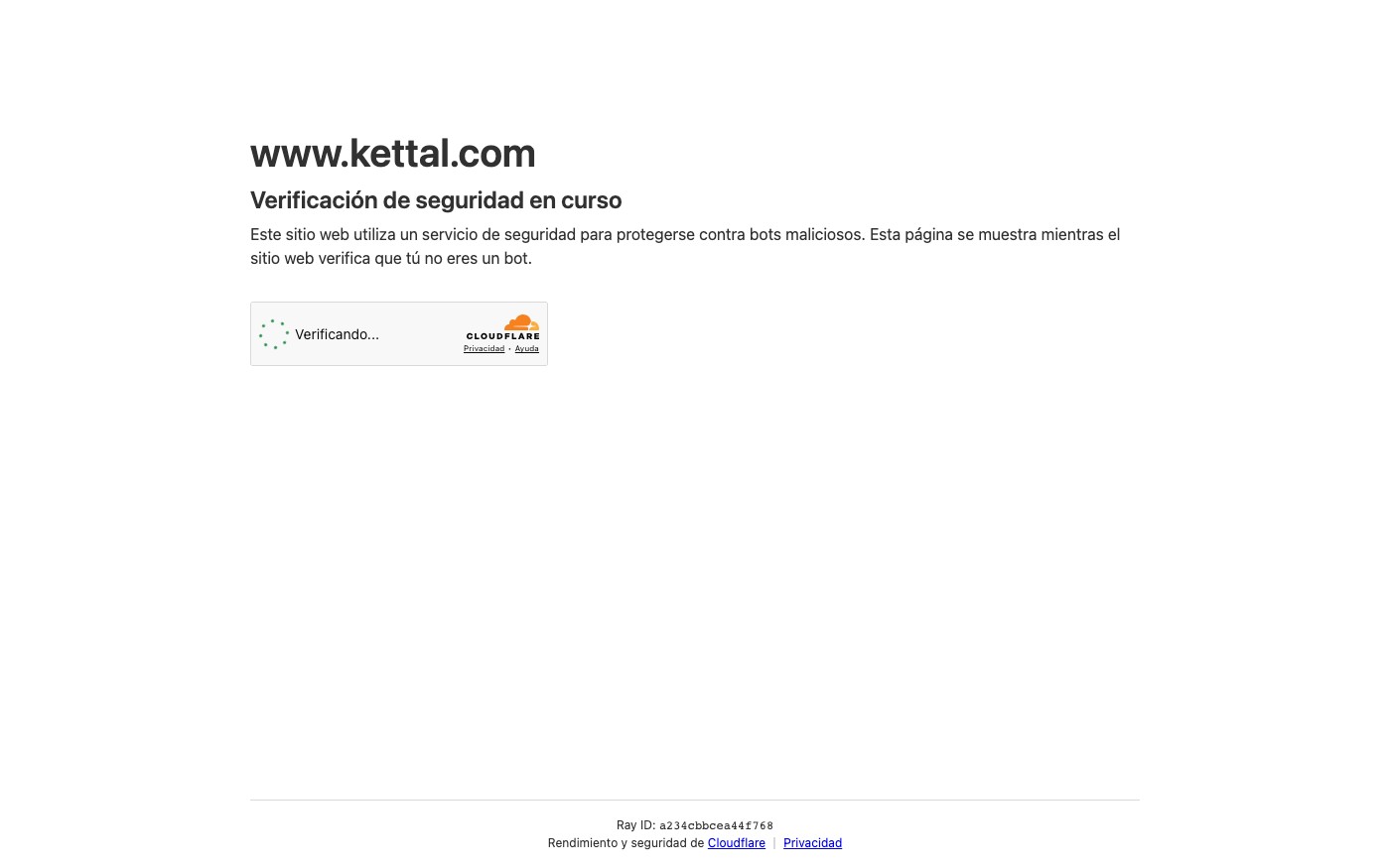 Captura limpia de la home oficial de Kettal