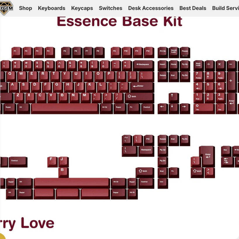GMK Cherry Love – KEYGEM