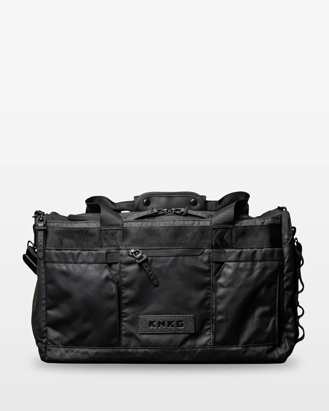 Black Waxed Canvas Duffel