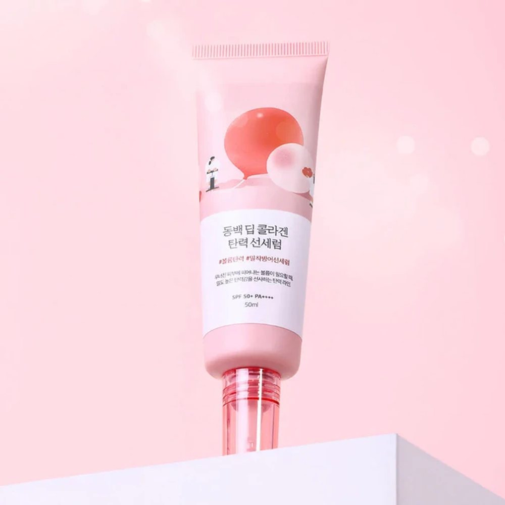 Round Lab Camellia Deep Collagen Firming Sun Serum SPF50+