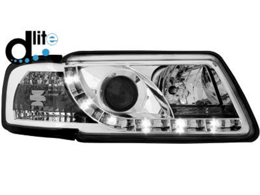 Focos Lite Audi A3 8L con luz diurna LED R87