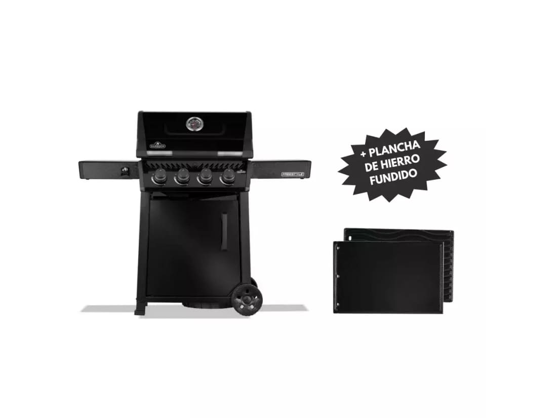 Napoleon Freestyle 425 negra + plancha