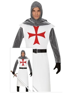 Disfraz templario adulto