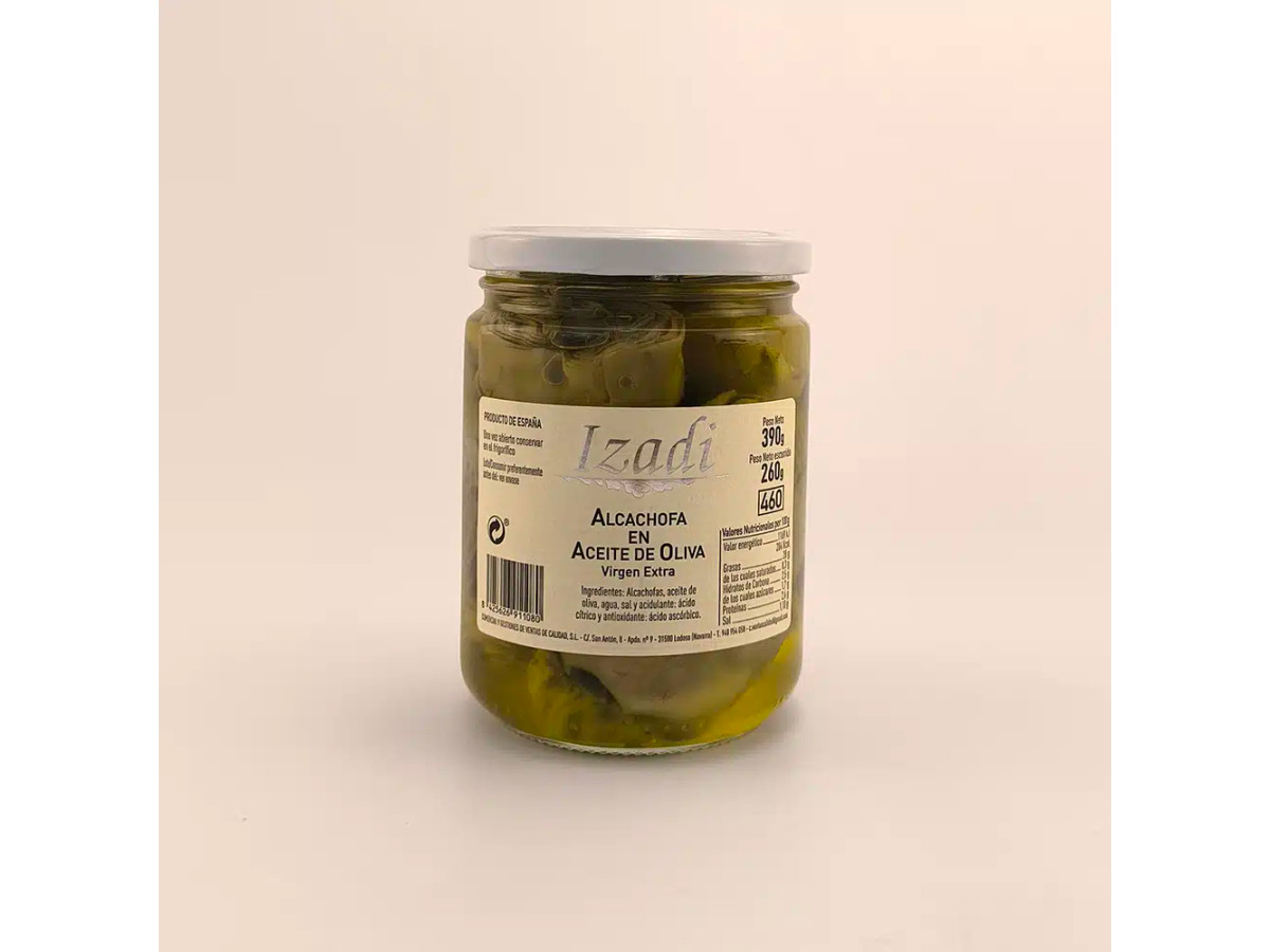 Alcachofa de Tudela en aceite de oliva Izadi