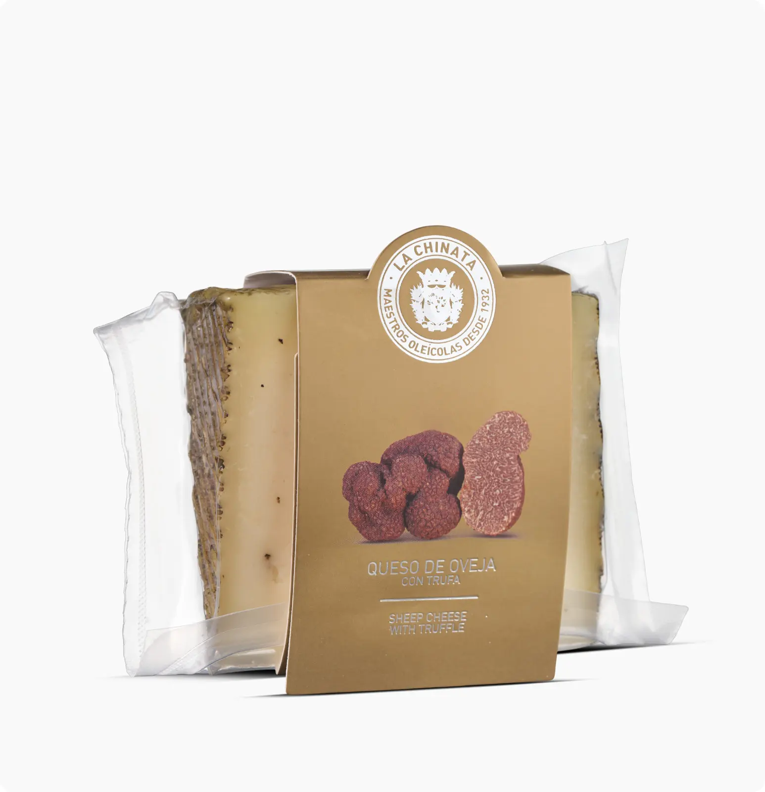 Cuna de queso de oveja con trufa