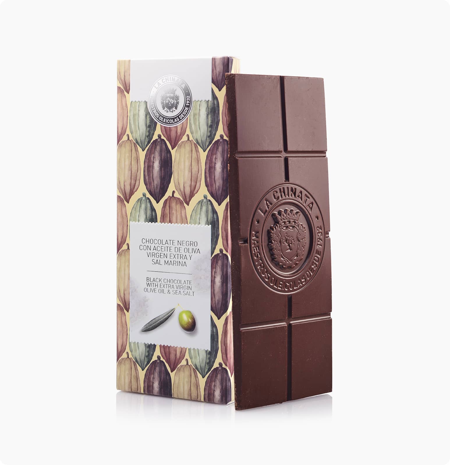 Chocolate negro con AOVE y sal marina