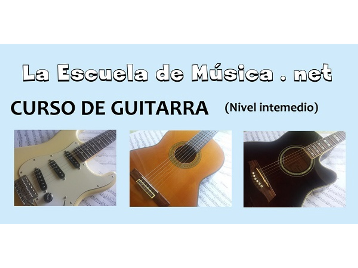 Guitarra online de nivel intermedio