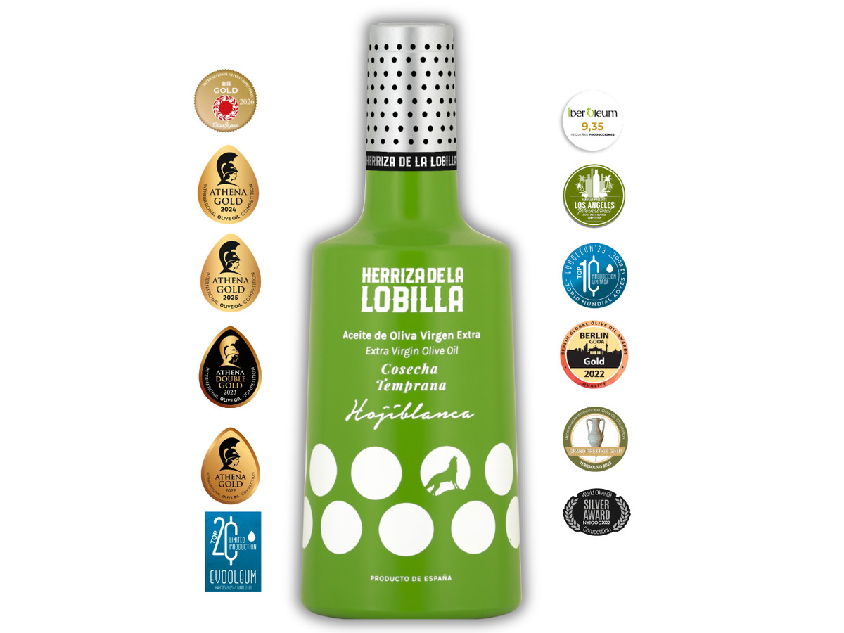 AOVE Premium - Hojiblanca 500ml - Herriza de la Lobilla