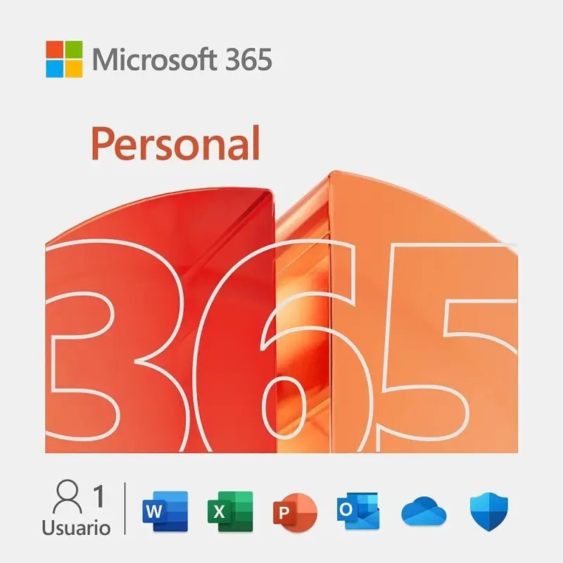 Microsoft 365 Personal 1-PC/MAC + Tablet - Suscripción: 12 meses
