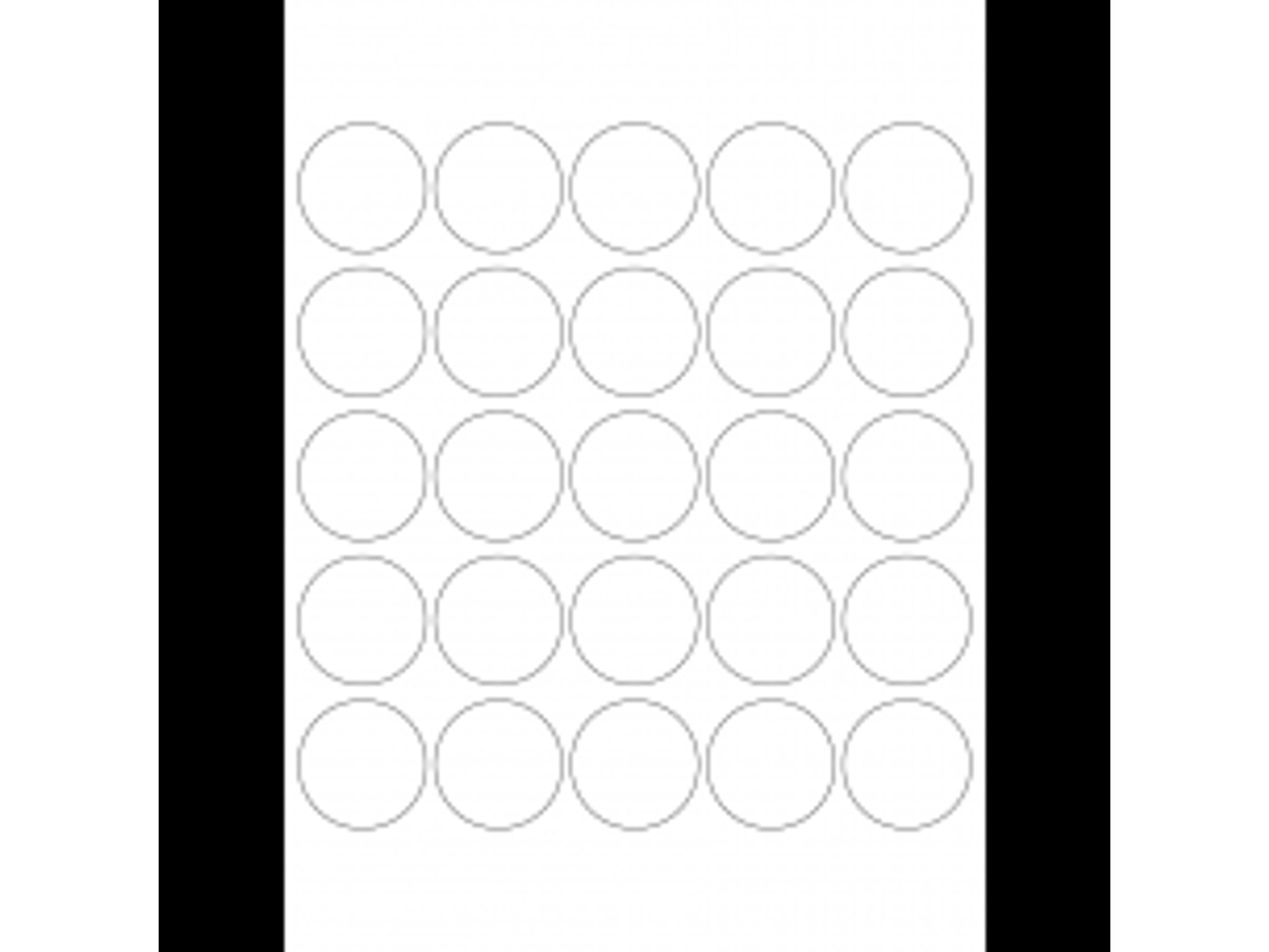 Circle A4 labels