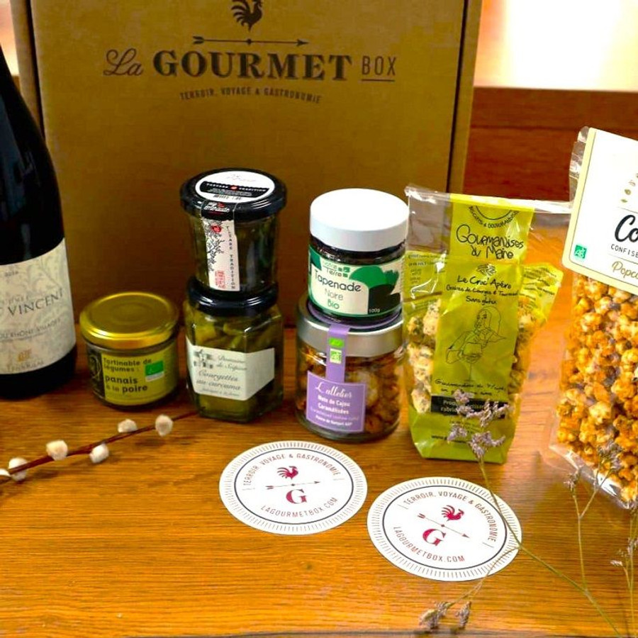 Cesta regalo vegetariana ecológica