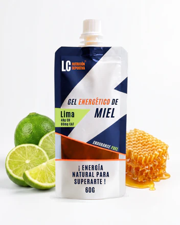 Gel energético de lima