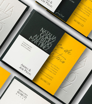Invitaciones de boda elegantes