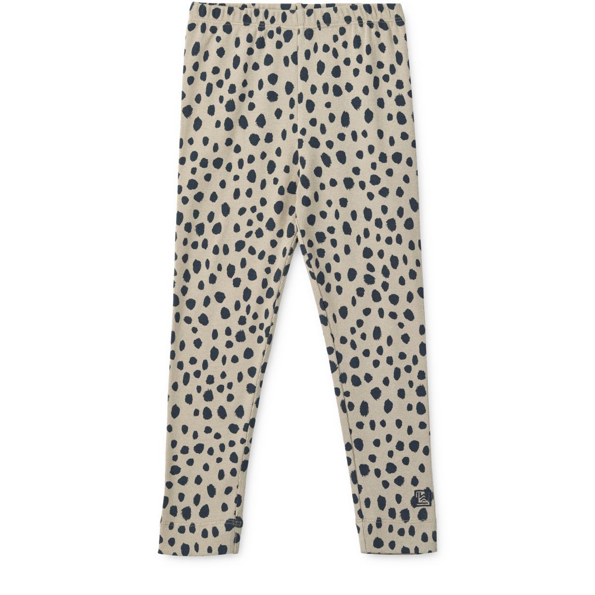Marien printed rib leggings Leo spots / Mist