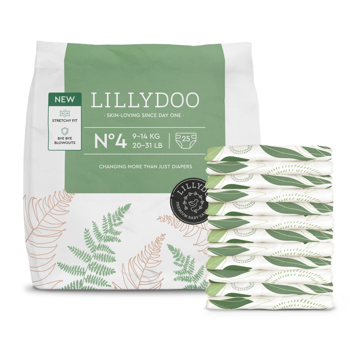 Pañales LILLYDOO green