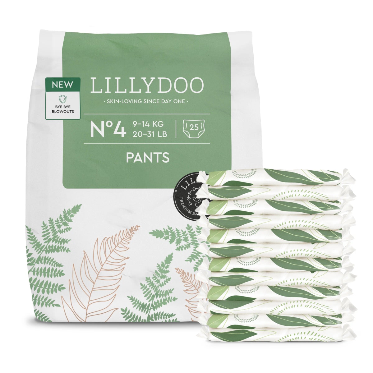 Pañales-braguita LILLYDOO green