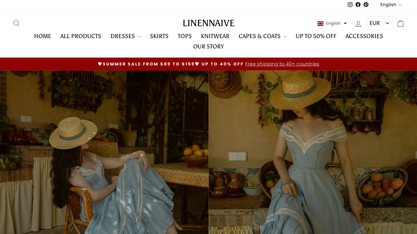 Captura real of the home of Linennaive