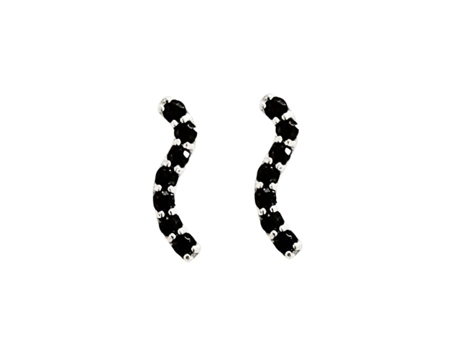 Pendientes en plata con espinelas