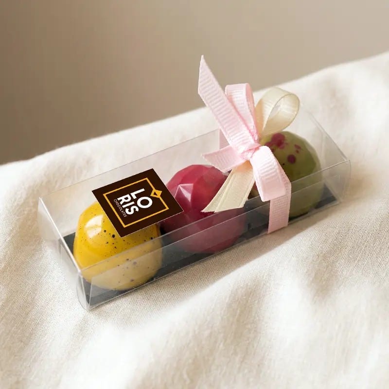 Caja regalo 3 bombones artesanales Selección del Chef