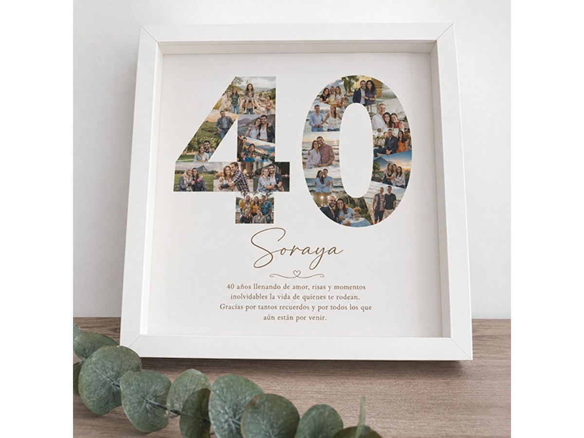 Cuadro regalo de cumpleaños o aniversario