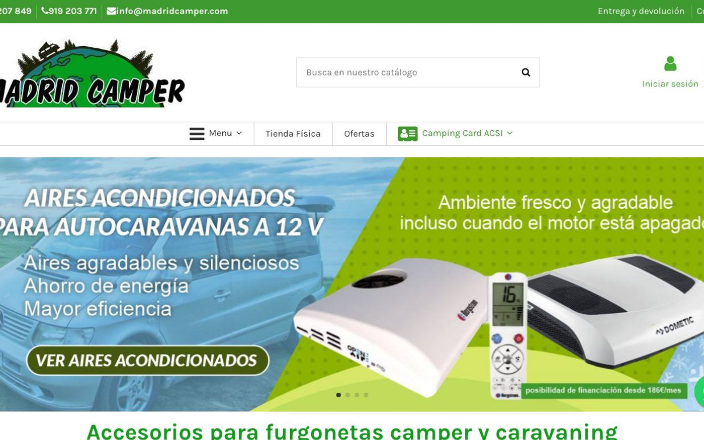 Captura limpia de la portada de Madrid Camper