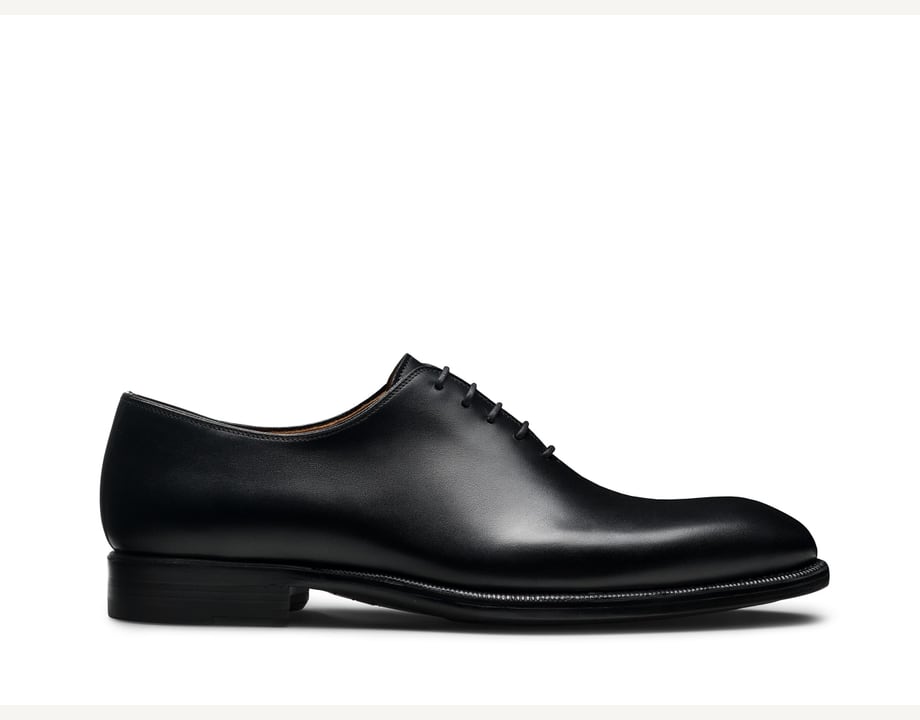 Hawkins Black Leather Loafers