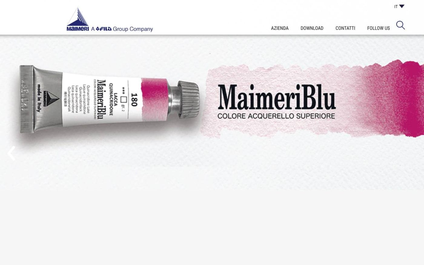 Captura limpia de la home oficial de Maimeri