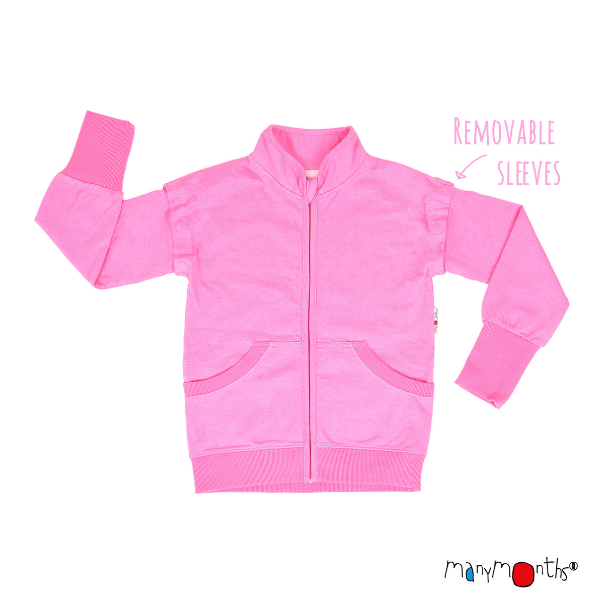 ManyMonths Eco Hempies Adjustable Zip Vest Jacket