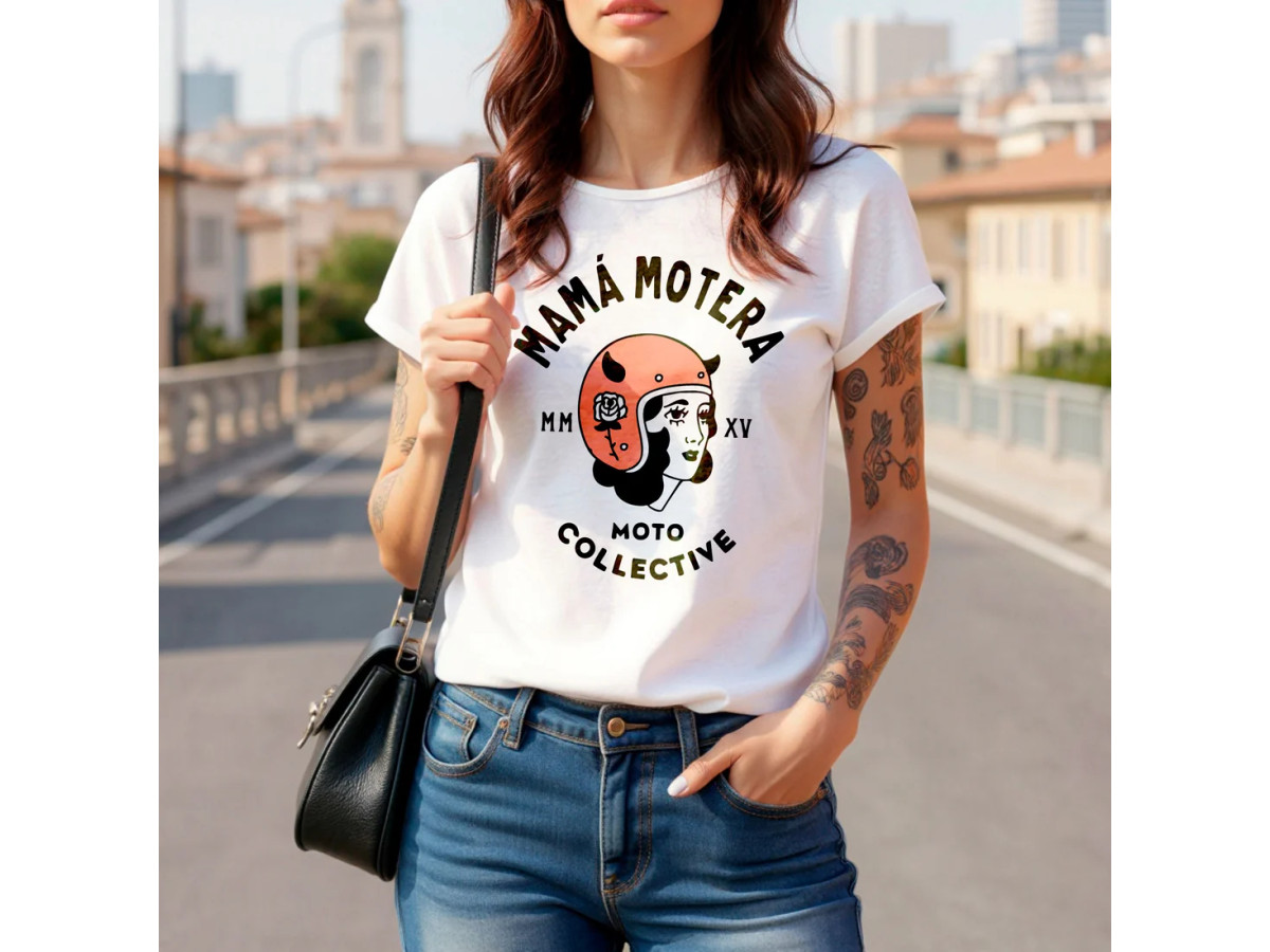 Camiseta Mamá motera