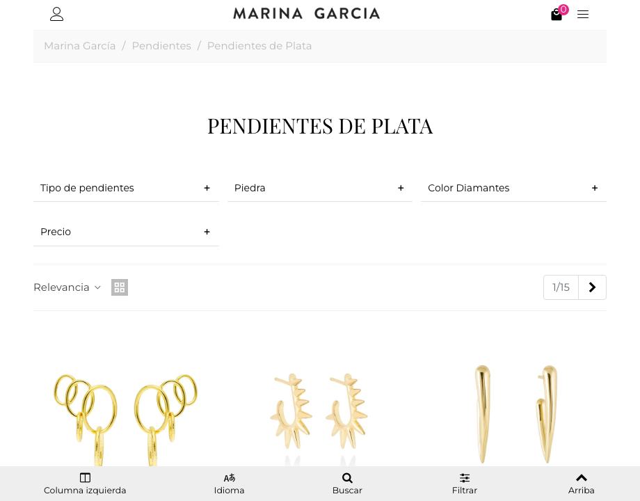 Pendientes de plata
