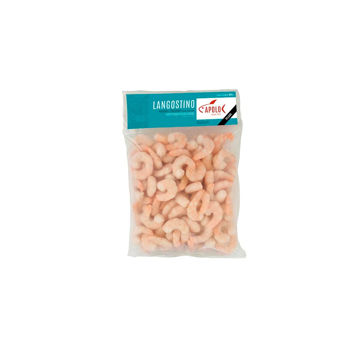 Cola de langostino Vannamei precocida