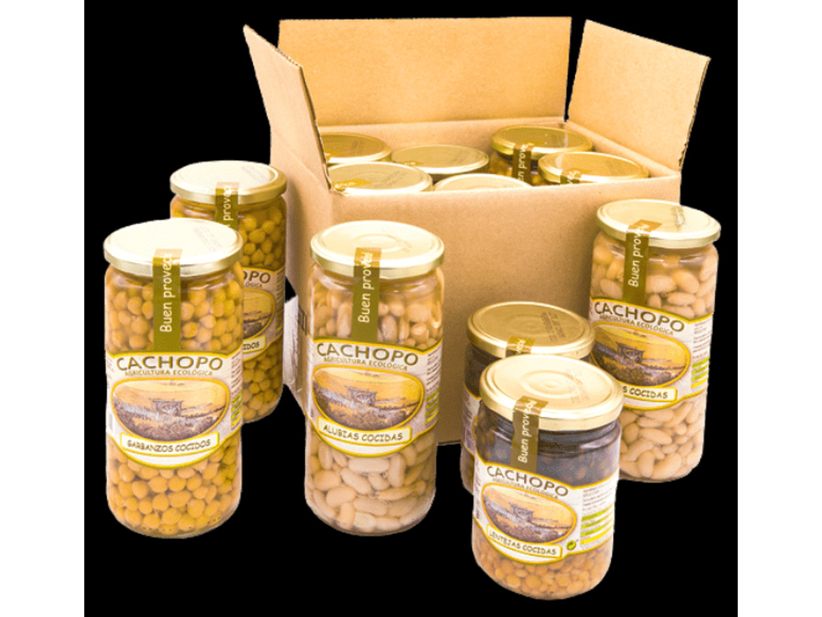 Lote de Legumbres Cocidas Ecológicas | Pack Grande Conservas Cachopo