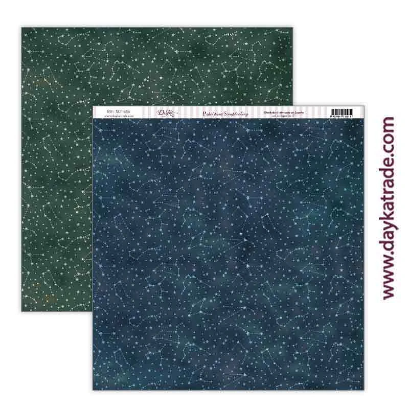 Papel de scrap Escrito en las estrellas