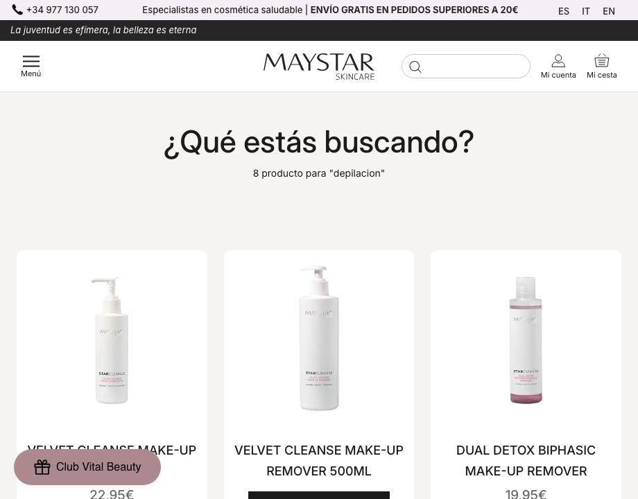Busqueda depilacion