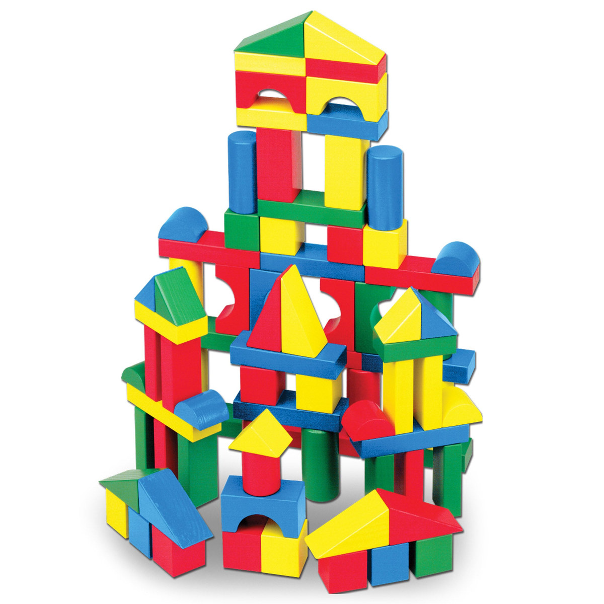 Set de 100 bloques de madera