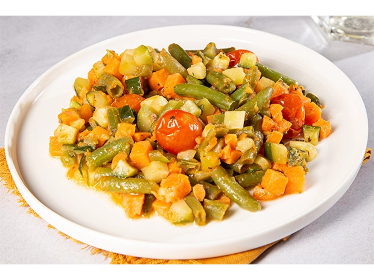 Verduras con boniato a la provenzal
