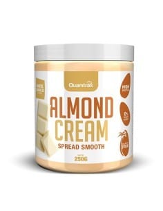 crema de almendra keto chocolate blanco