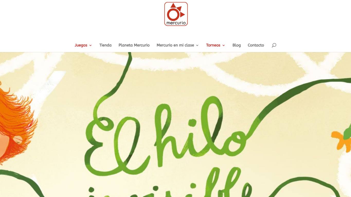 Captura limpia de la home oficial de Mercurio
